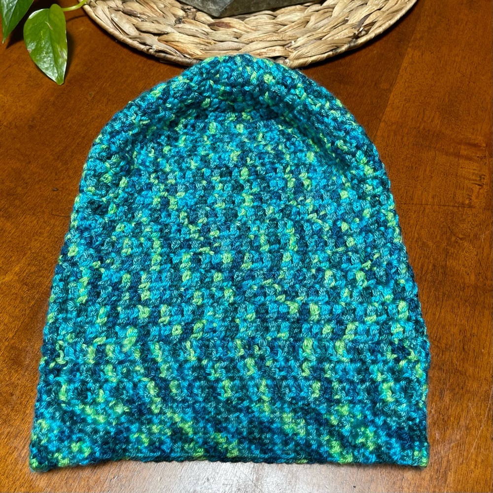 Crochet Beanie Hat Handmade - Picture 2 of 3
